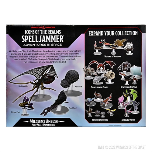 DnD - Wildspace Ambush - Ship Scale Miniatures - Spelljammer - Icons of the Realms Premium DnD Figur